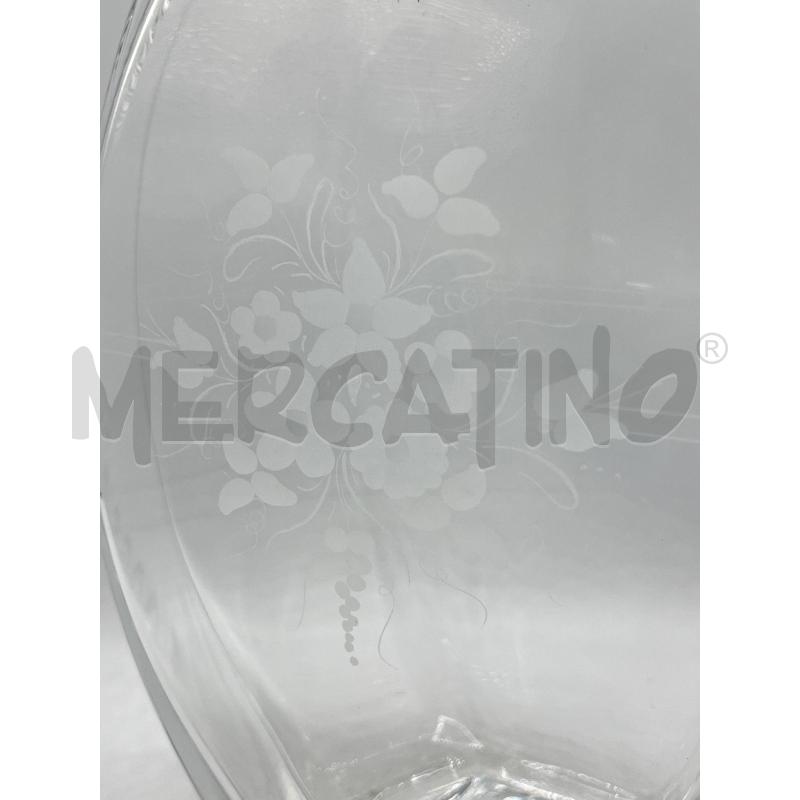 VASO CRISTALLO OPERATO FLOREALE FORMA ESAGONALE | Mercatino dell'Usato Teramo 4