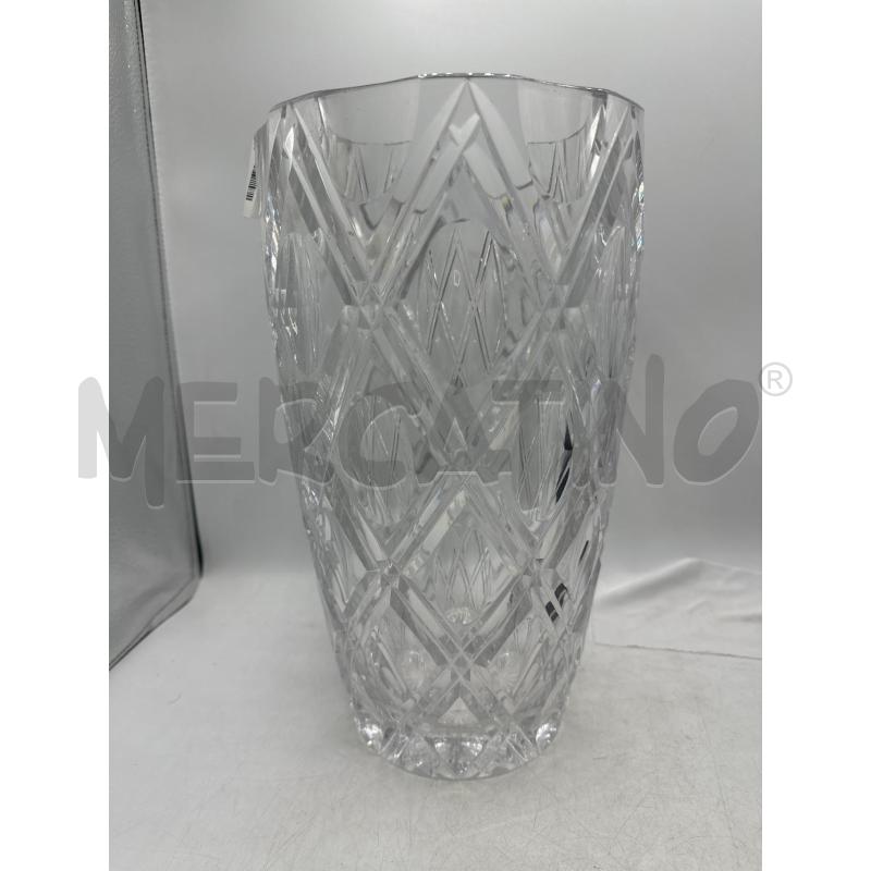 VASO CRISTALLO OPERATO GRANDE | Mercatino dell'Usato Teramo 1