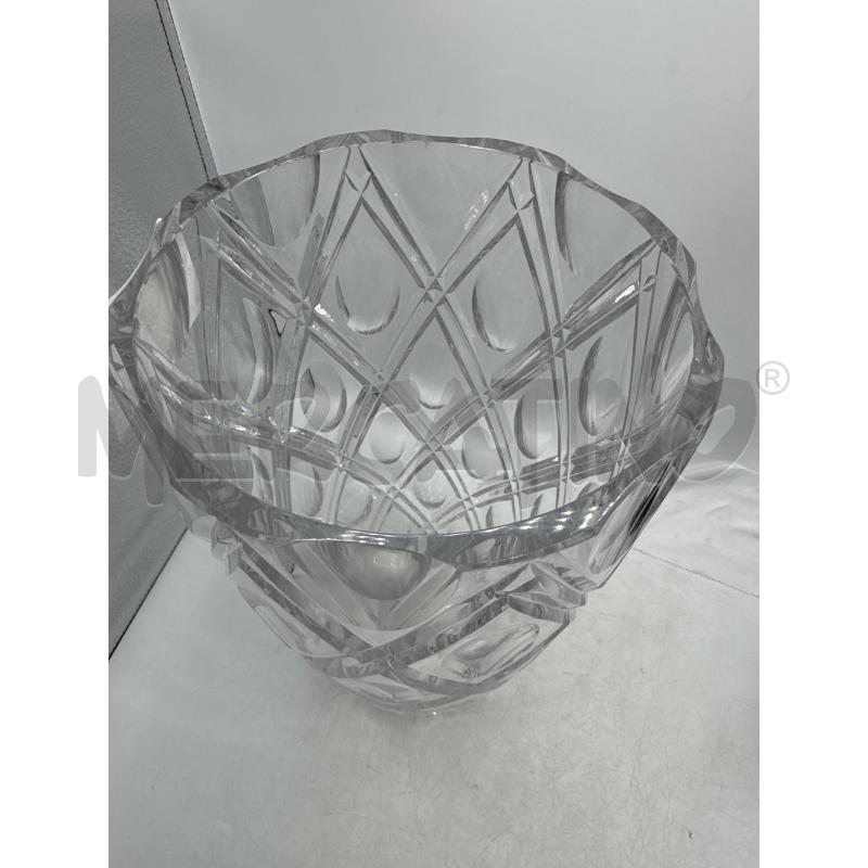 VASO CRISTALLO OPERATO GRANDE | Mercatino dell'Usato Teramo 4