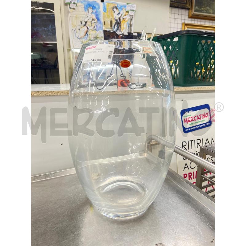 VASO GRANDE CRISTALLO | Mercatino dell'Usato Teramo 1