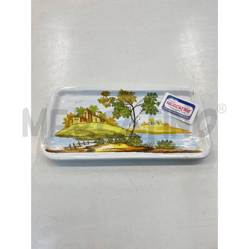 VASSOIO CASTELLI DIPINTO PAESAGGIO | Mercatino dell'Usato Teramo 1
