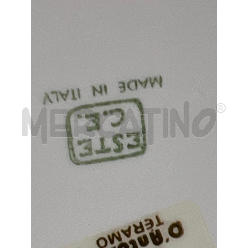 VASSOIO CERAMICA OVALE GRANDE BORDO RILIEVO FIORI CERAMICHE ESTE | Mercatino dell'Usato Teramo 2