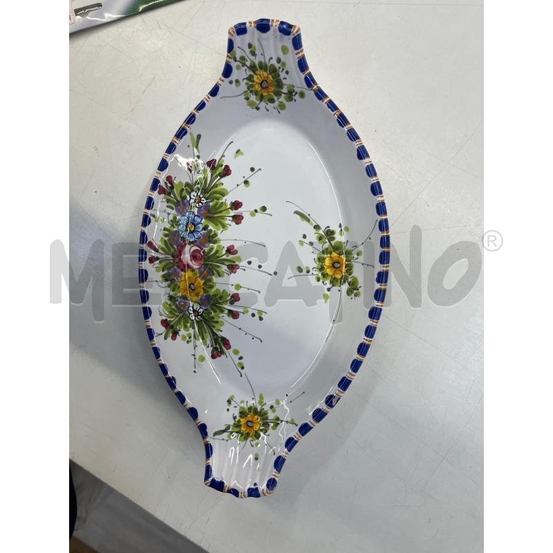 VASSOIO CERAMICA PARDI CASTELLI FIORE OVALE | Mercatino dell'Usato Teramo 4