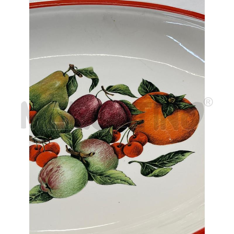 VASSOIO DA PORTATA OVALE MOLTO GRANDE CERAMICA STAPA FRUTTA | Mercatino dell'Usato Teramo 2