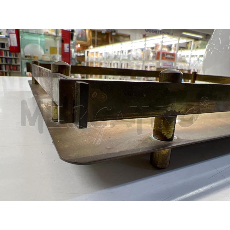 VASSOIO DELDI DESIGN ITALY OTTONE FATTO A MANO SQUADRATO | Mercatino dell'Usato Teramo 3