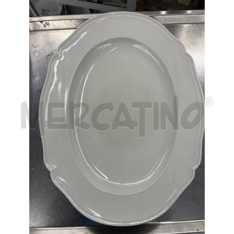 VASSOIO RICHARD GINORI VINTAGE CERAMICA PESANTE GRANDE OVALE SBALZO | Mercatino dell'Usato Teramo 1