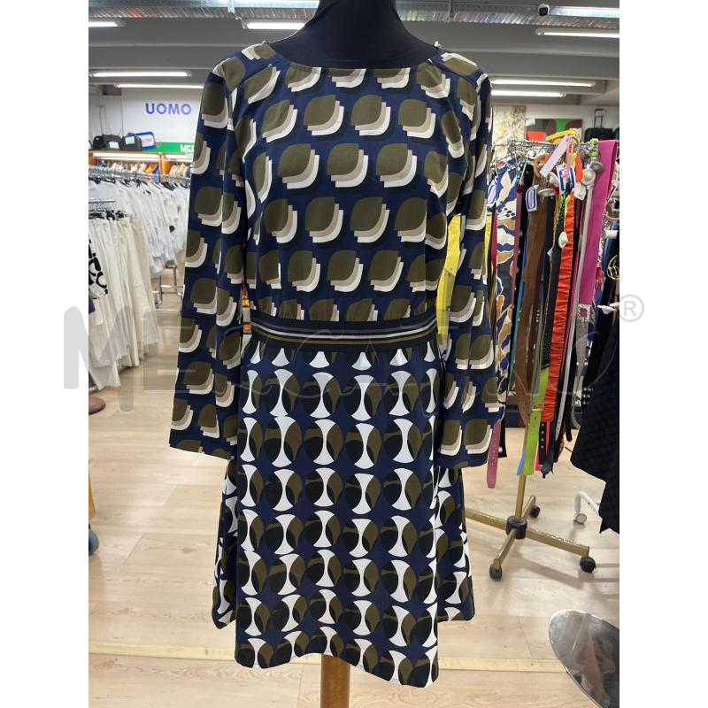 VESTITINO DONNA SISLEY FANTASIA VERDE BLU CERCHI  | Mercatino dell'Usato Teramo 1