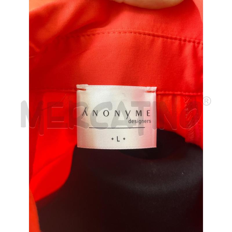VESTITO DONNA ANONYME ARANCIONE MANICA LUNGA MODELLO SVASATO BOTTONI PER TUTTA LA LUNGHEZZA | Mercatino dell'Usato Teramo 4