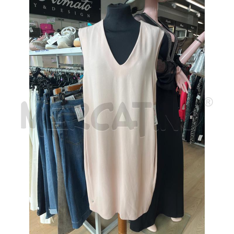 VESTITO DONNA ANTONELLI ROSA CIPRIA SPALLA LARGA STRASS SPALLA | Mercatino dell'Usato Teramo 1