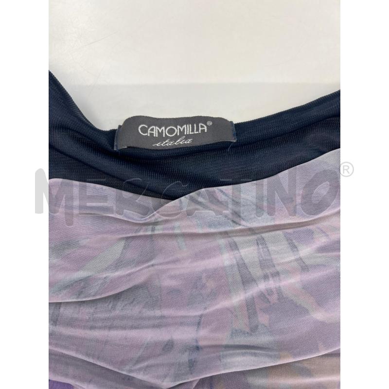 VESTITO DONNA CAMOMILLA FANTASIA VERDE BLU VIOLA FIORI  | Mercatino dell'Usato Teramo 3