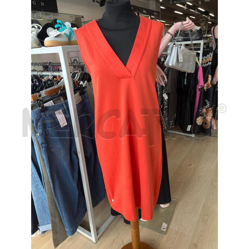VESTITO DONNA GRAN SASSO ARANCIONE SPALLA LARGA | Mercatino dell'Usato Teramo 1