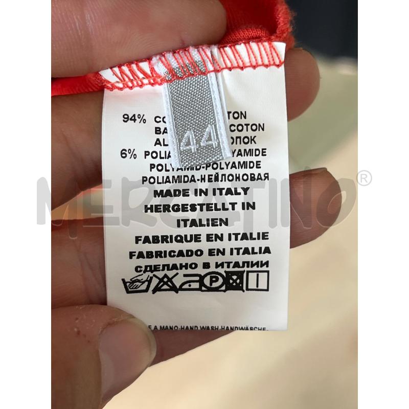 VESTITO DONNA GRAN SASSO ARANCIONE SPALLA LARGA | Mercatino dell'Usato Teramo 4