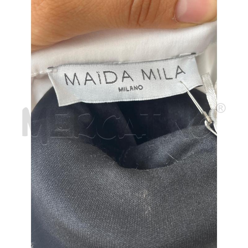 VESTITO DONNA MAIDA MILA BIANCO SMANICATO BOTTONI | Mercatino dell'Usato Teramo 3