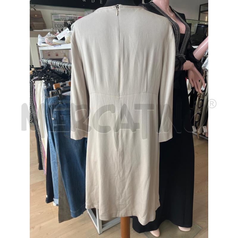 VESTITO DONNA MALIPARMI BEIGE MANICA LUNGA  | Mercatino dell'Usato Teramo 2
