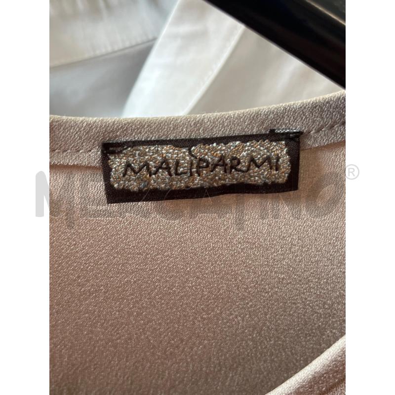 VESTITO DONNA MALIPARMI BEIGE MANICA LUNGA  | Mercatino dell'Usato Teramo 3