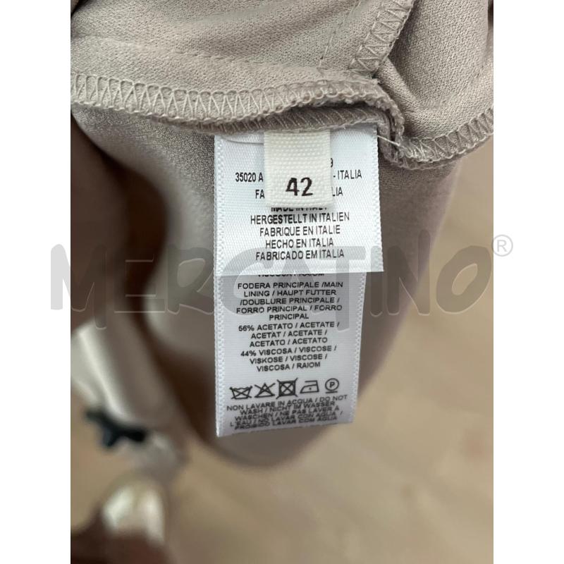 VESTITO DONNA MALIPARMI BEIGE MANICA LUNGA  | Mercatino dell'Usato Teramo 4