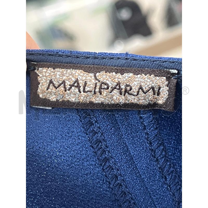 VESTITO DONNA MALIPARMI BLU ELETTRICO MANICA LUNGA CUCITURE VERTICALI | Mercatino dell'Usato Teramo 3