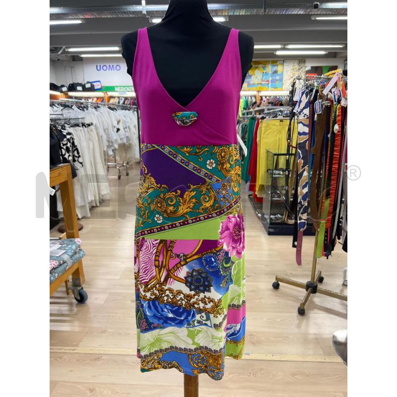 VESTITO DONNA MARTA MARZOTTO FUCSIA FANTASIA VERS | Mercatino dell'Usato Teramo 1