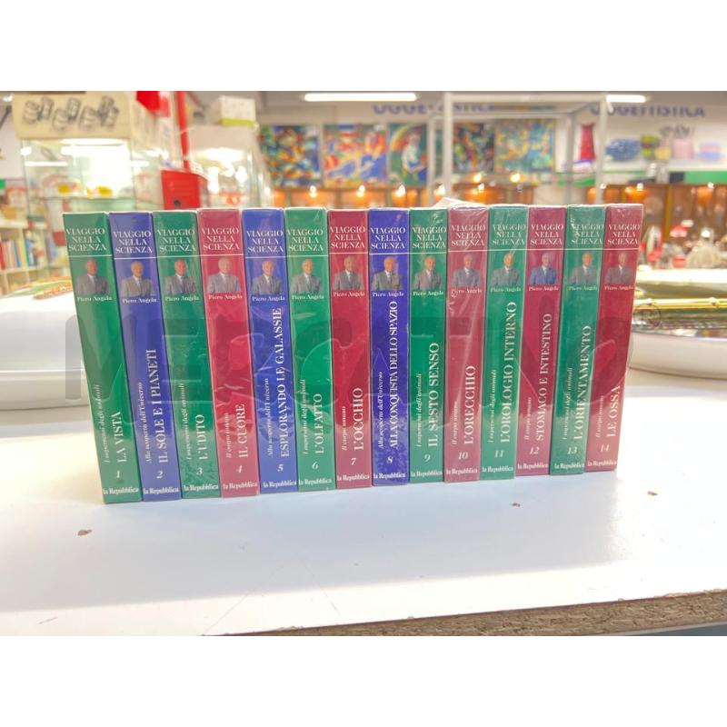 VHS COLLEZIONE VIAGGIO NELLA SCIENZA PIERO ANGELA 1997 14 CASSETTE COMPLETA TUTTI INCELLOPHANATI | Mercatino dell'Usato Teramo 1