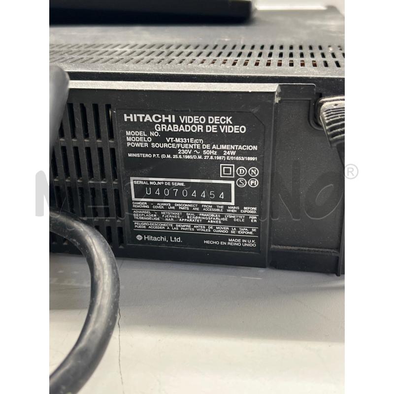 VIDEOREGISTRATORE HTIACHI M331E | Mercatino dell'Usato Teramo 4
