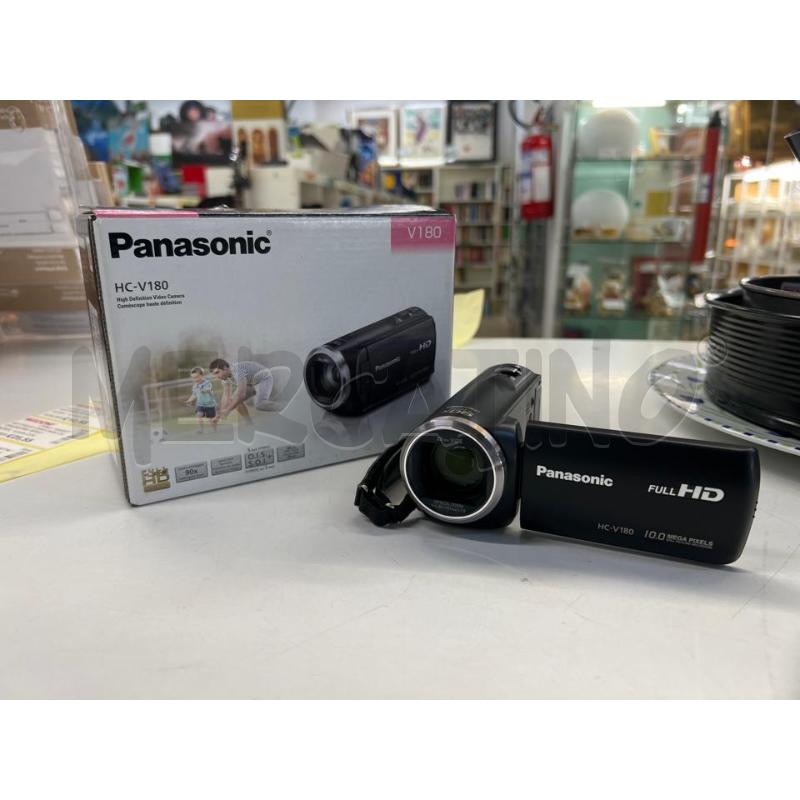 VIDEO CAMERA PANASONIC HC V 180 COMPLETA DI SCATOLA  | Mercatino dell'Usato Teramo 1