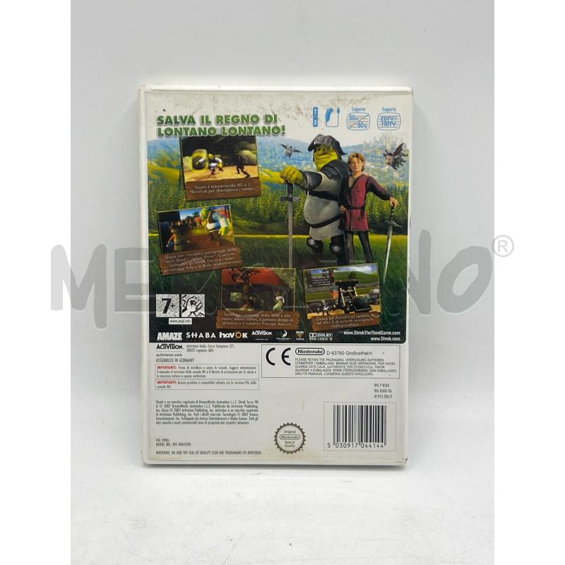 VIDEO GIOCO WII SHREK TERZO ITALIANO COMPLETO DI LIBRETTI  | Mercatino dell'Usato Teramo 2