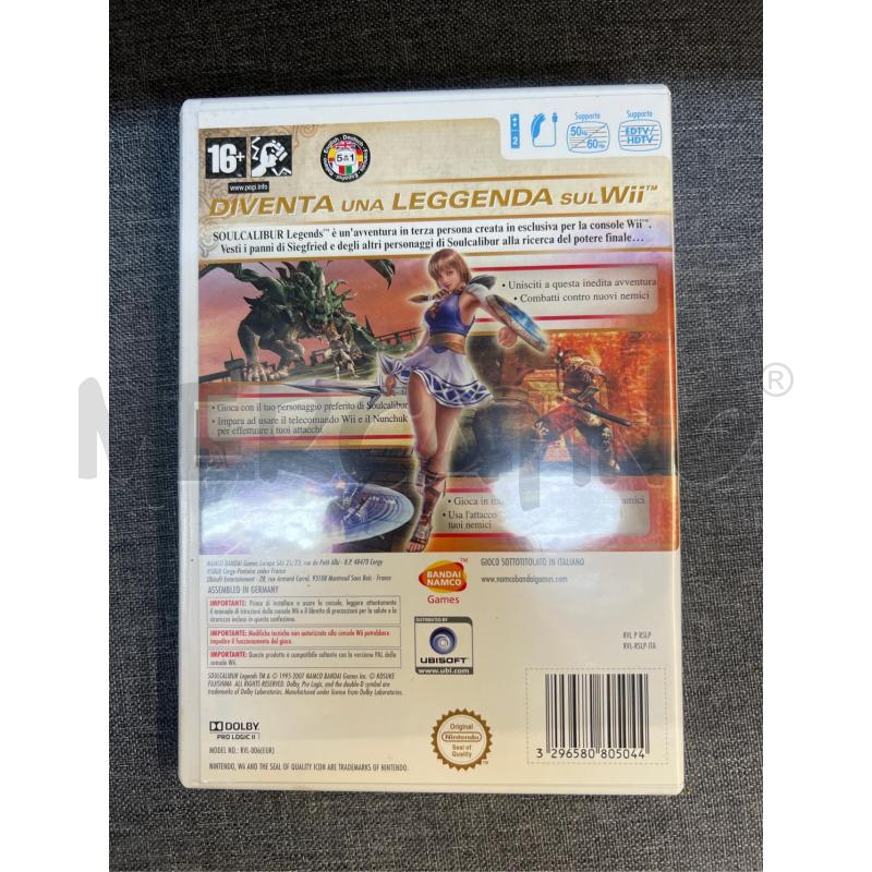 VIDEO GIOCO WII SOULCALIBUR LEGENDS 2007 RVL-006 | Mercatino dell'Usato Teramo 2