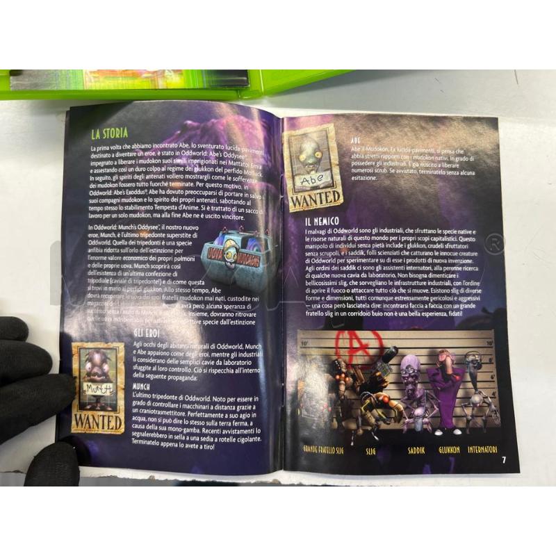 VIDEO GIOCO XBOX ODDWORLD MUNCHS ODDYSSE | Mercatino dell'Usato Teramo 3