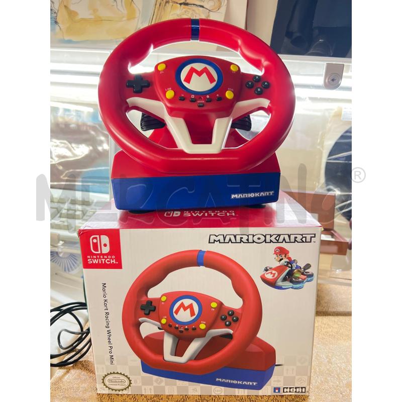 VOLANTE E PEDALIERA GIOCO SWITCH PC MARIO KART HORI | Mercatino dell'Usato Teramo 1