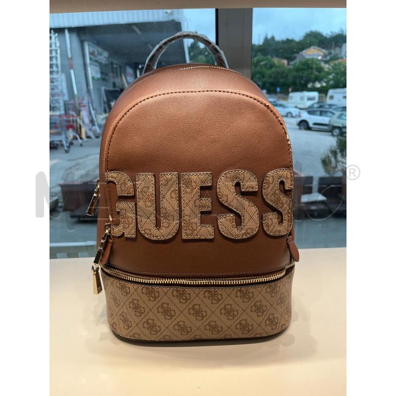 ZAINETTO DONNA GUESS MARRONE SCRITTA FANTASIA  | Mercatino dell'Usato Teramo 1