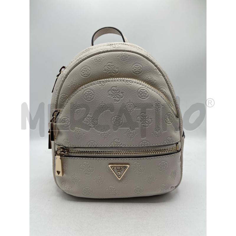 ZAINETTO DONNA GUESS MNHATTAN TONI NEUTRI INSERTI DORATI  | Mercatino dell'Usato Teramo 1