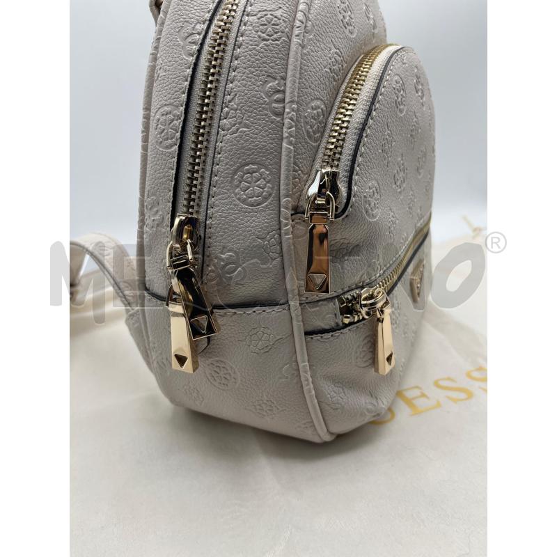 ZAINETTO DONNA GUESS MNHATTAN TONI NEUTRI INSERTI DORATI  | Mercatino dell'Usato Teramo 4