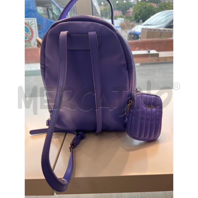 ZAINETTO DONNA LIU JO VIOLA TRAPUNTATO INSERTI DORATI  | Mercatino dell'Usato Teramo 2