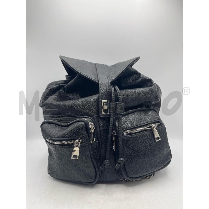 ZAINO DONNA STEVE MADDEN NERO 2 TASCHE ZIP ARGENTATE | Mercatino dell'Usato Teramo 1