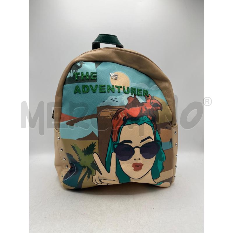 ZAINO DONNA Y NOT BEIGE FANTASIA VOLTO DONNA  | Mercatino dell'Usato Teramo 1