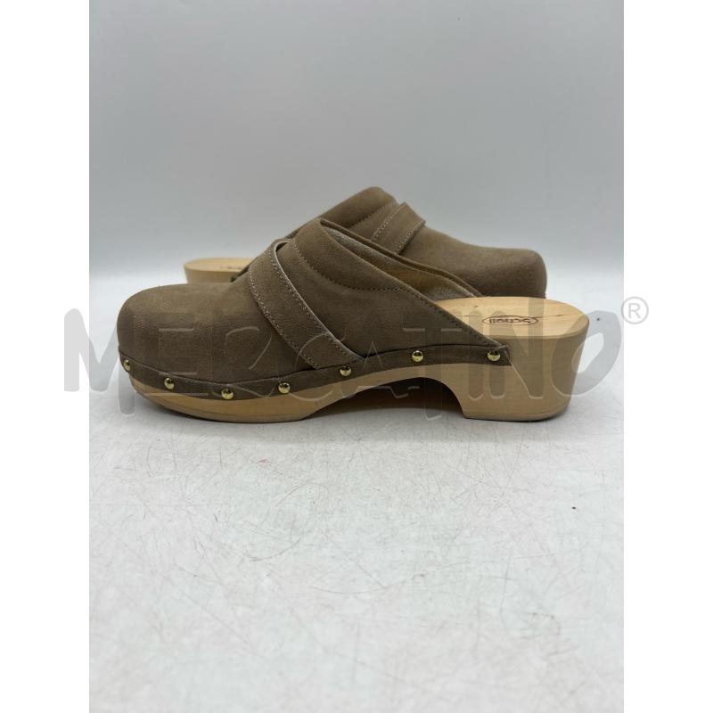 ZOCCOLI DONNA SCHOLL COL TORTORA SCAMOSCIATO INSERTI DORATI | Mercatino dell'Usato Teramo 4