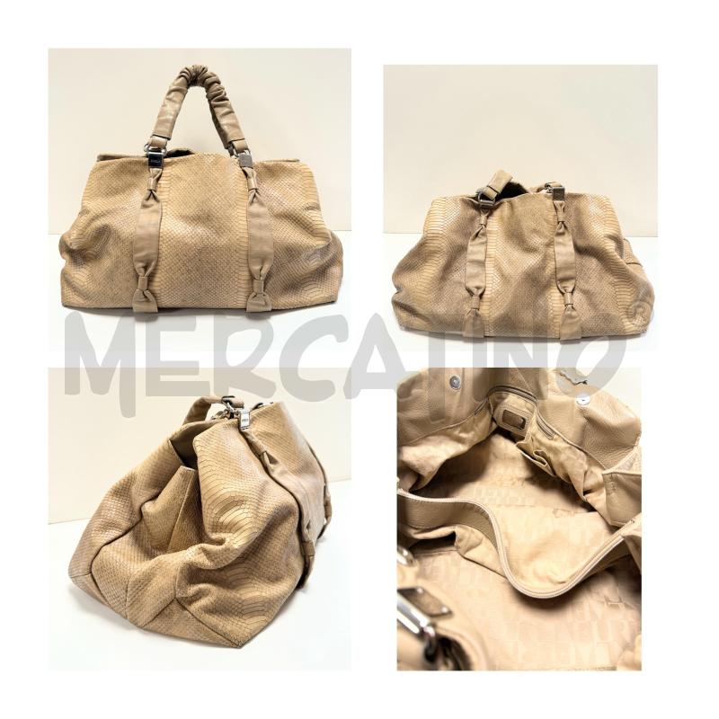 * MAXI BAG A MANO FURLA PELLE RETTILE | Mercatino dell'Usato Rovereto 1