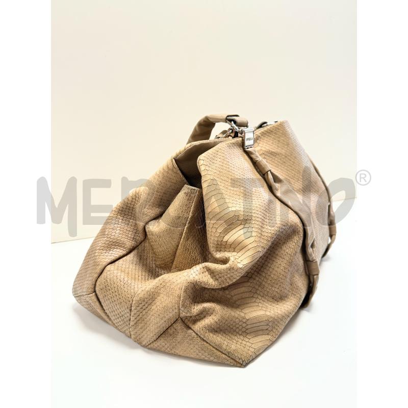 * MAXI BAG A MANO FURLA PELLE RETTILE | Mercatino dell'Usato Rovereto 3
