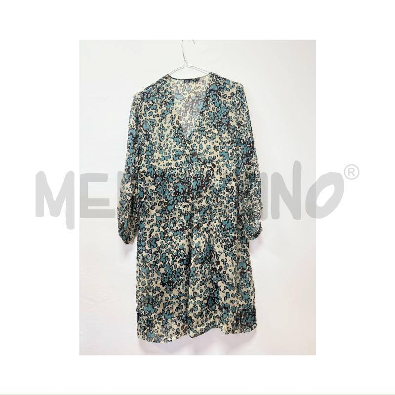 ABITO D LIU JO SABBIA MACULATO AZZURRO/MARR M3/4 DECORO SU SCOLLO A V | Mercatino dell'Usato Rovereto 4