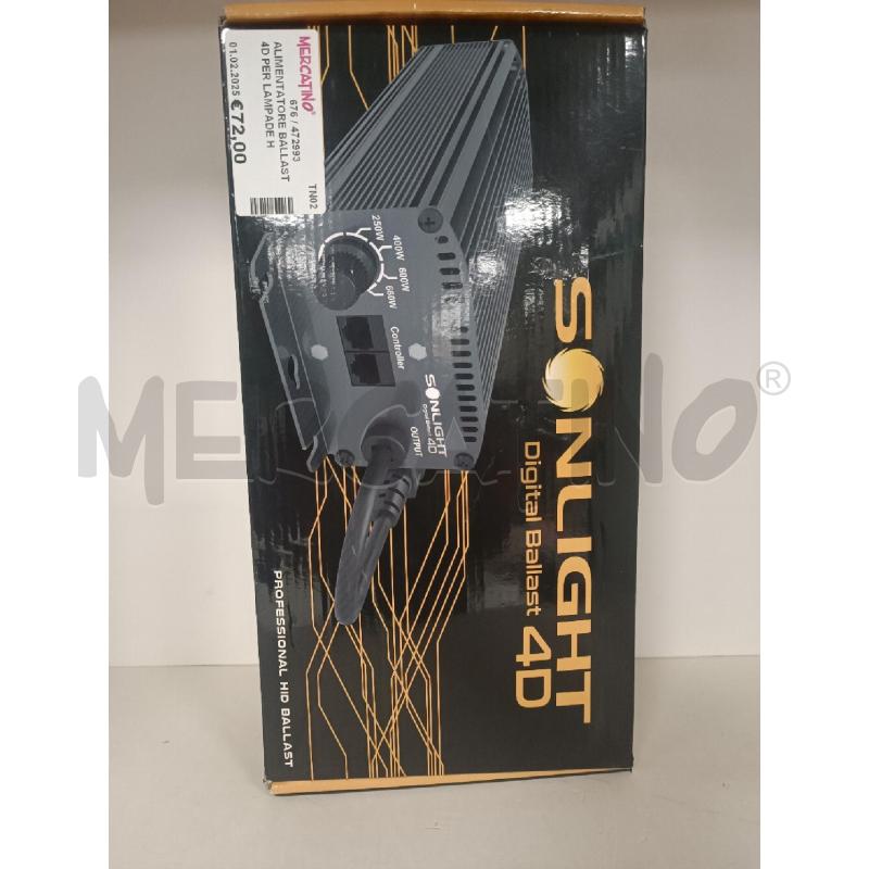 ALIMENTATORE BALLAST 4D PER LAMPADE HID | Mercatino dell'Usato Rovereto 1