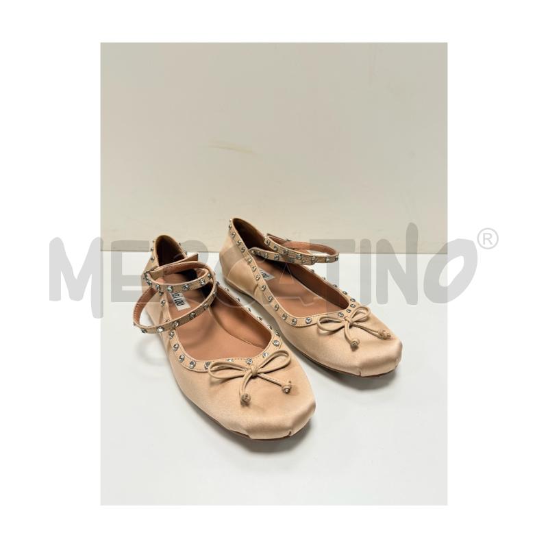 BALLERINA BIBI LOU 39 NUDE CON CINTURINO E ZIRCONI | Mercatino dell'Usato Rovereto 2