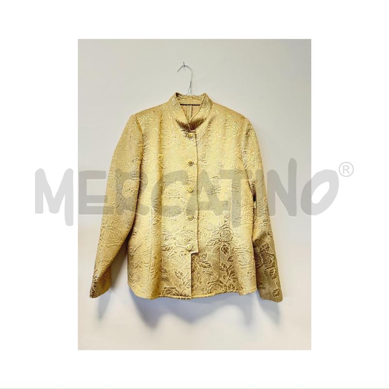 BLAZER D ORO BROCCATO SARTORIALE | Mercatino dell'Usato Rovereto 2