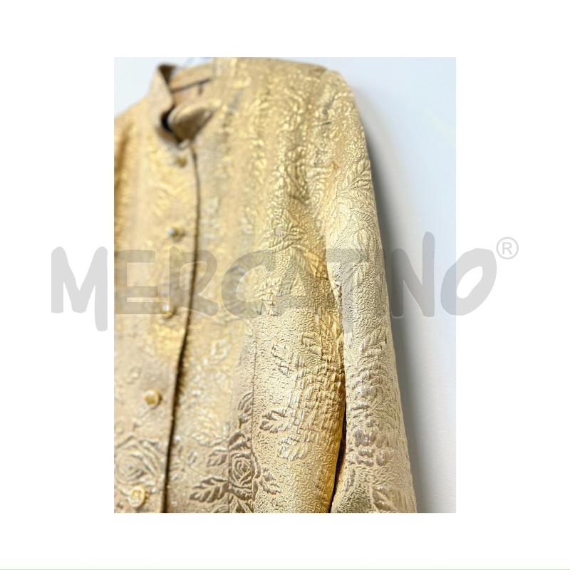 BLAZER D ORO BROCCATO SARTORIALE | Mercatino dell'Usato Rovereto 3