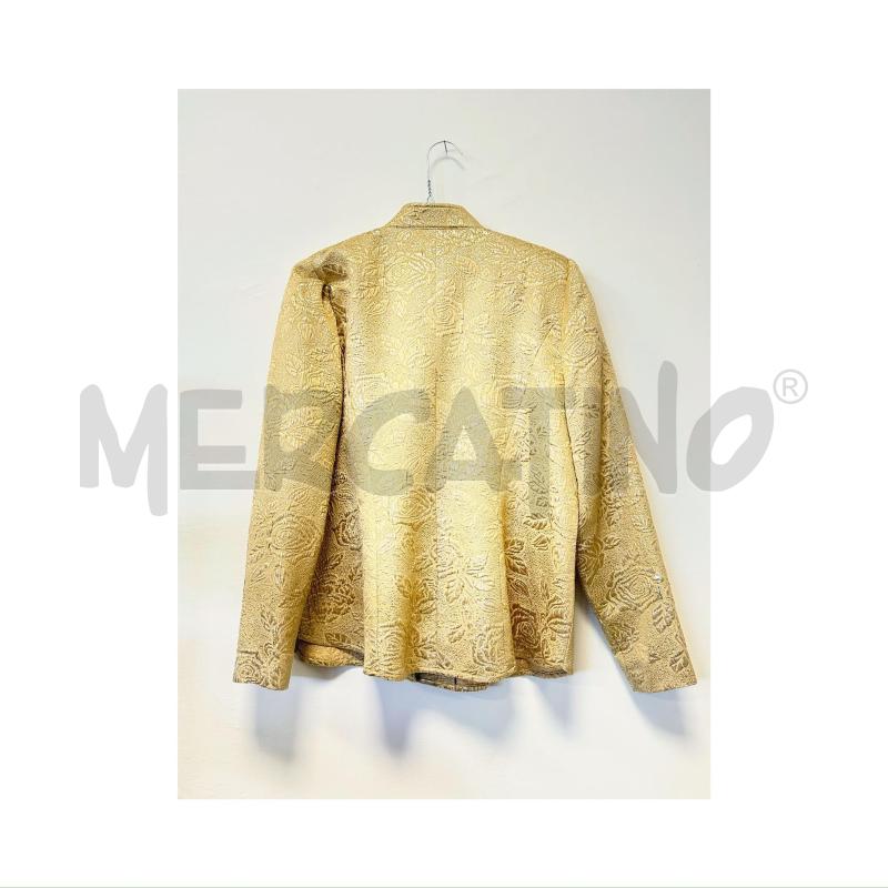 BLAZER D ORO BROCCATO SARTORIALE | Mercatino dell'Usato Rovereto 4