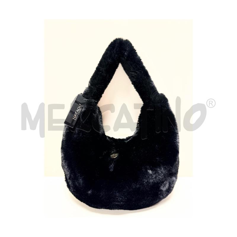 BORSA A MANO HAT YOU NERA TEDDY NUOVA | Mercatino dell'Usato Rovereto 2