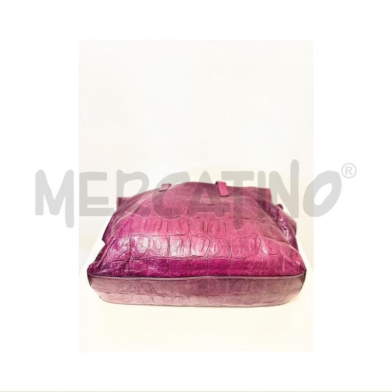 BORSA A SPALLA GIANNI CHIARINI VIOLA PELLE | Mercatino dell'Usato Rovereto 4