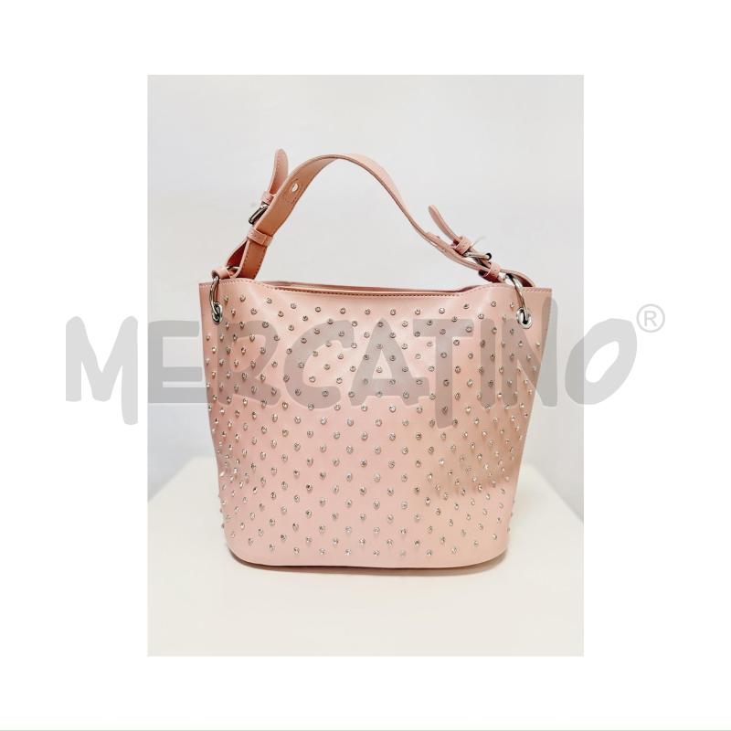 BORSA D A SPALLA CAMOMILLA ROSA CON ZIRCONI  | Mercatino dell'Usato Rovereto 2
