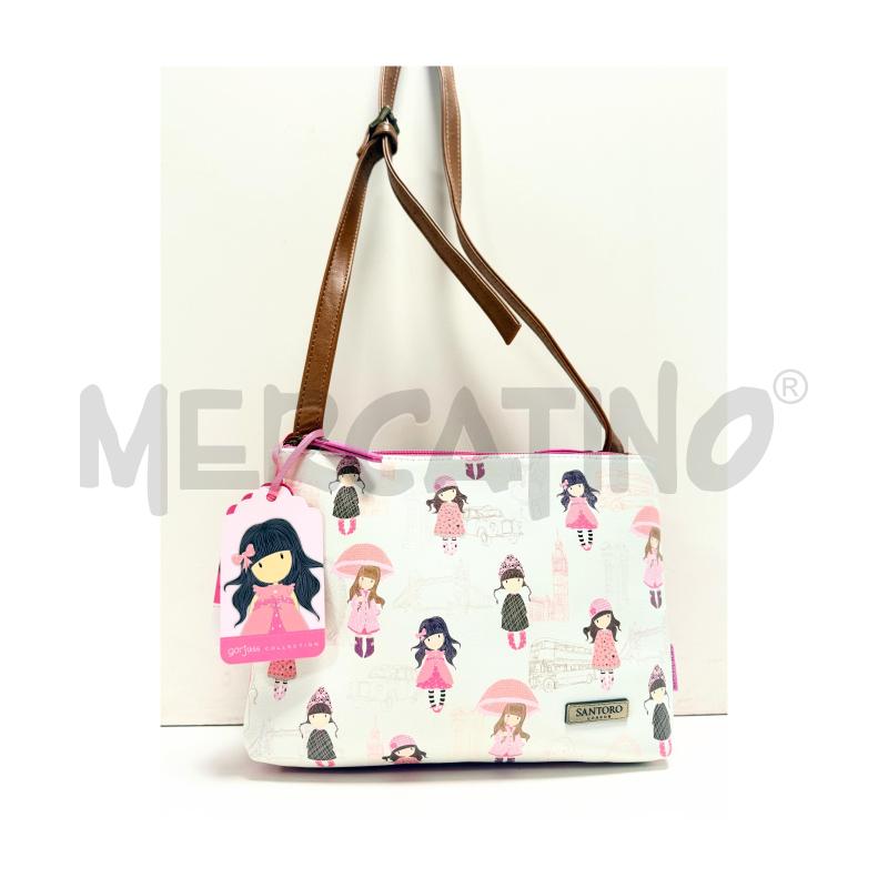 BORSA D SANTORO BIANCA ROSA/MARR TRACOLLA NUOVA | Mercatino dell'Usato Rovereto 2