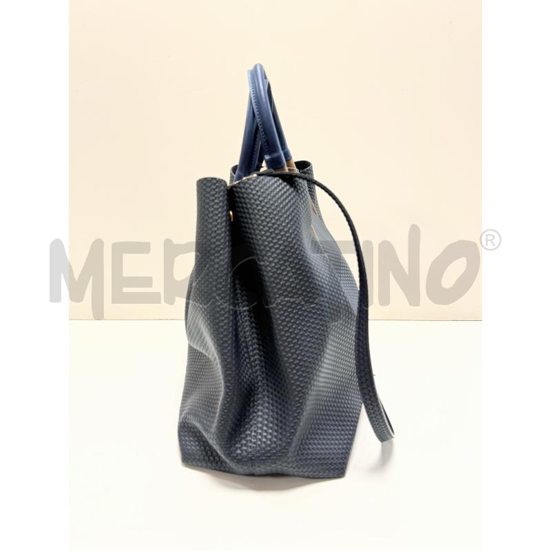 BORSA D TRACOLLA GIANNI NOTARO BLU NOTTE  | Mercatino dell'Usato Rovereto 3