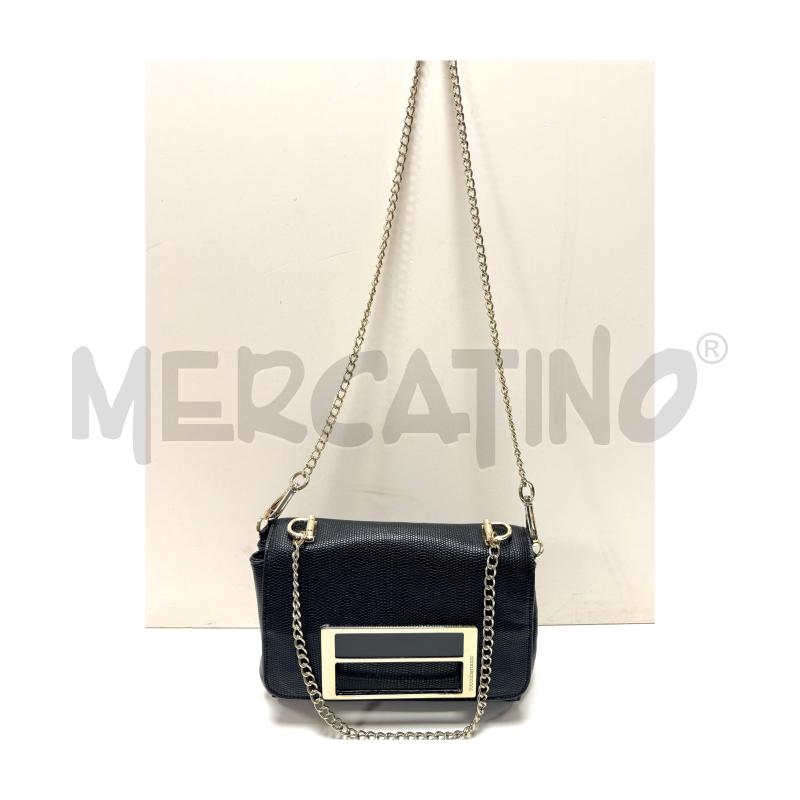 BORSA D TRACOLLA ROCCO BAROCCO NERA CON CATENA ORO | Mercatino dell'Usato Rovereto 2